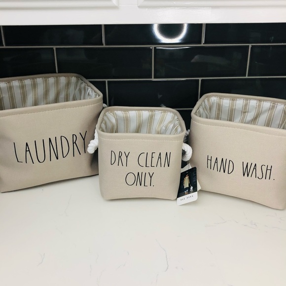 Rae Dunn Other - 🦩LAST CALL🦩 Rae Dunn Laundry Baskets - Set of 3